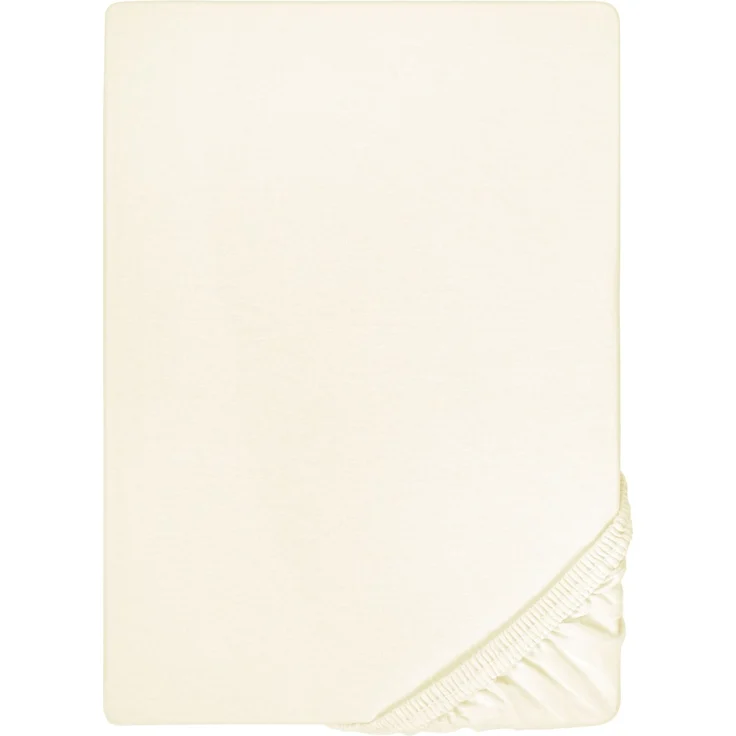 biberna Jersey-Elastic-Spannbetttuch 0077866, perlmutt, 1x 180x200 cm - 200x220 cm – Bild 5