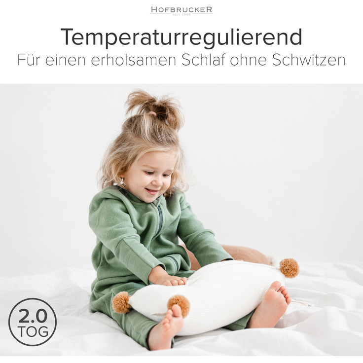 Hofbrucker Baby Schlafsack mit Füßen MILO – Bild 10