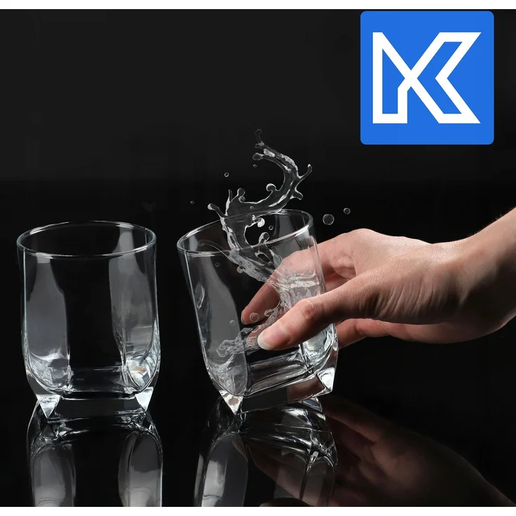 KADAX Gläser für Whiskygetränke, 320 ml, 6er-Set – Bild 2