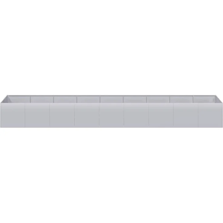 vidaXL Pflanzgefäß 360x80x40 cm Stahl verzinkt 860771 – Bild 3