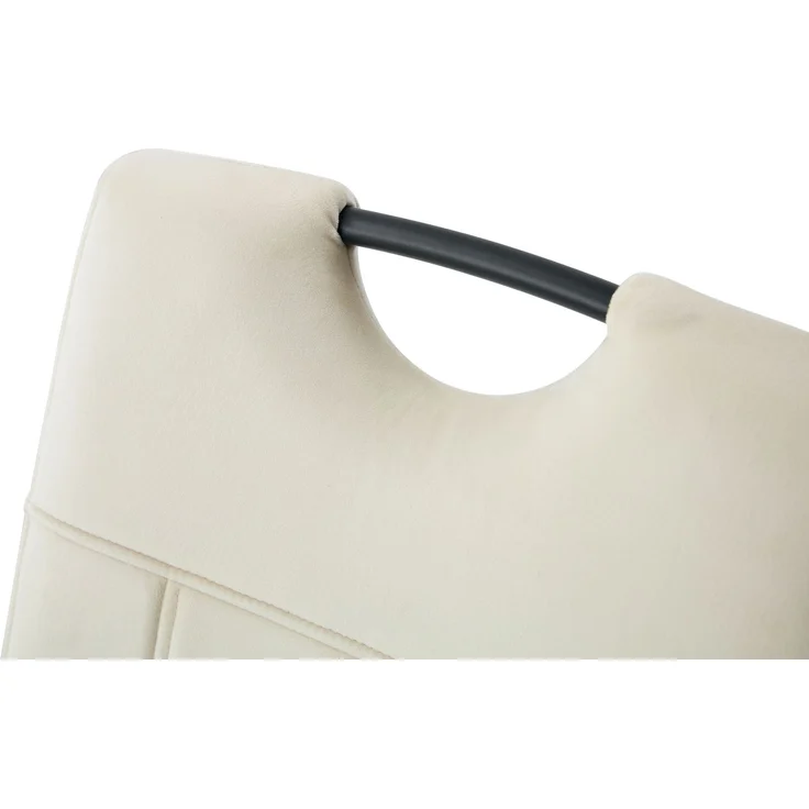 Schwinger-Stuhl 2er Set Lyon Stühle in Creme - gemütliches Design - B/H/T: 43x98x61 cm – Bild 10