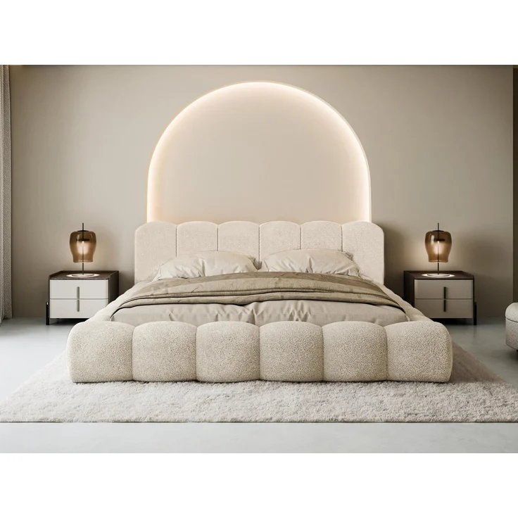 Compleo Polsterbett Designerbett, Wolkenbett, TOPSELLER, Modern Schlafzimmer, Made in EU, Wolkenbett modern – Bild 5