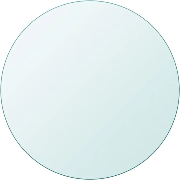 vidaXL Tischplatte aus gehärtetem Glas rund 800 mm 243629 – Bild 2