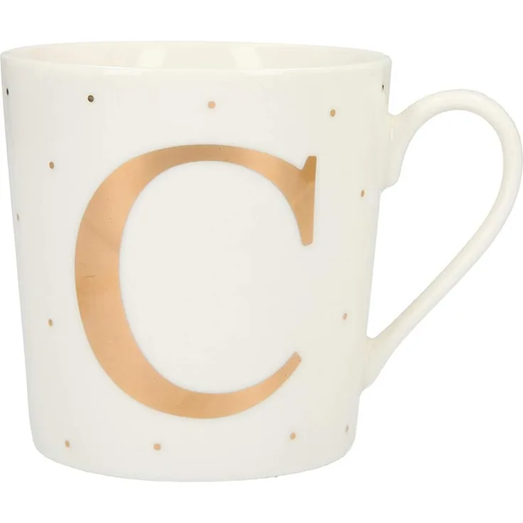 Depesche Porzellan Becher mit Sprüchen und Buchstaben
