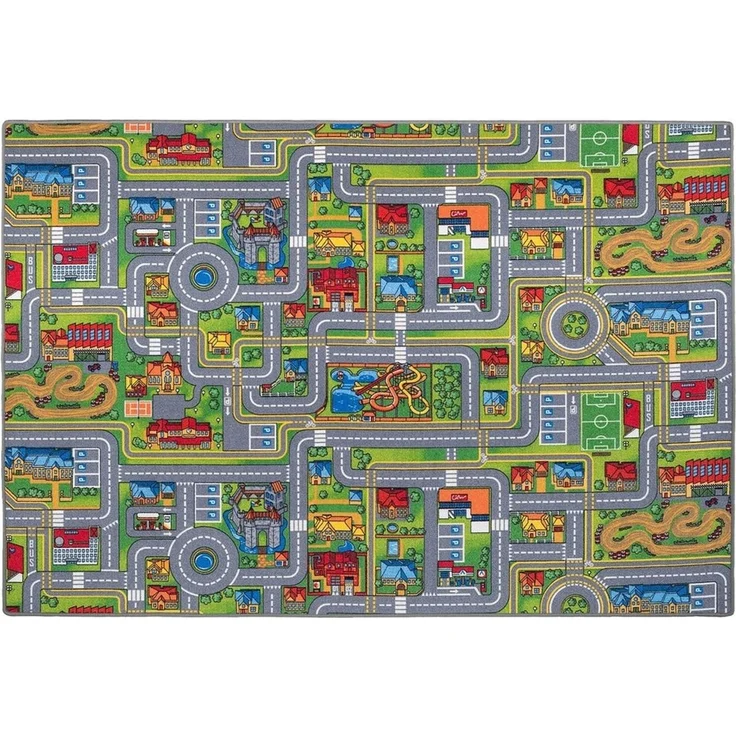 Snapstyle Kinderteppich Kinder Spiel Teppich Abenteuerland Bunt, Rechteckig, Höhe: 4 mm – Bild 1