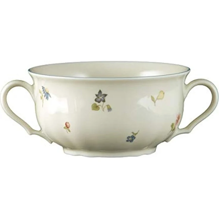 Suppen-Obertasse 0,35 l Marieluise Streublume Seltmann Weiden Suppentasse - MikrowelleBackofen geeignet, Spülmaschinenfest – Bild 1
