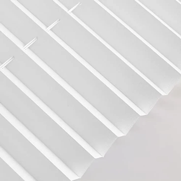 Buseu Plissee Klemmfix 95x200cm (BxH), Lichtdurchlässige Jalousie in Weiß, Einfaches Anbringen ohne Bohren für Fenster & Tür – Bild 2