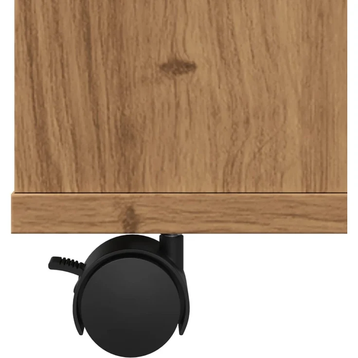 vidaXL Rollcontainer Artisan-Eiche 60x35x75 cm Holzwerkstoff 856657 – Bild 8