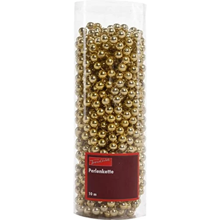 TrendLine Perlenkette bruchfest, langlebig 10 m gold – Bild 3