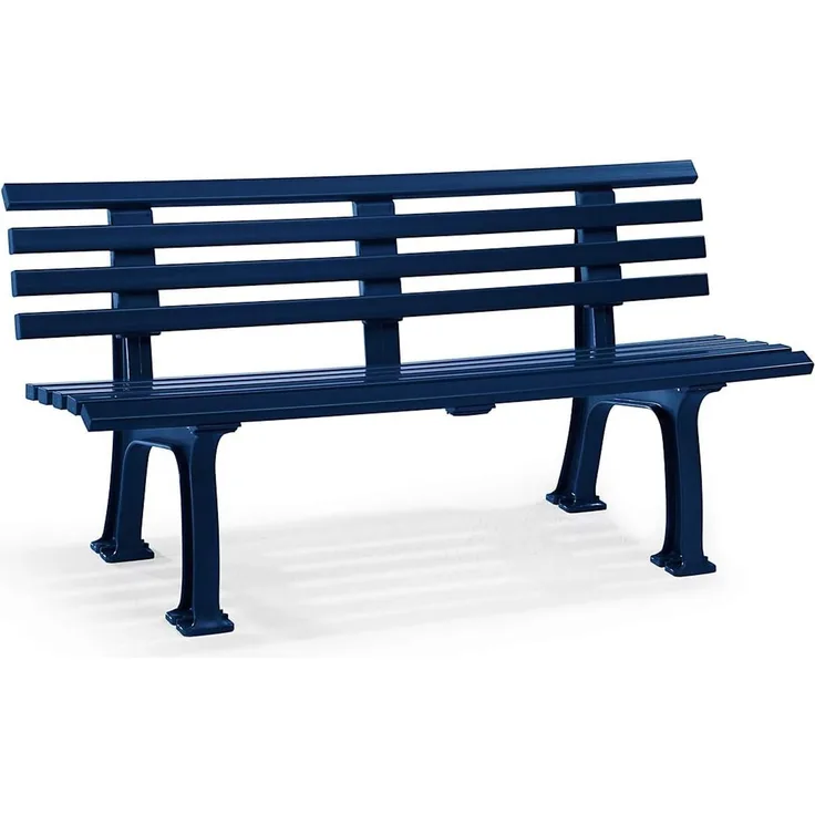 F+D Handelsgesellschaft mbH Gartenbank 3-Sitzer blau