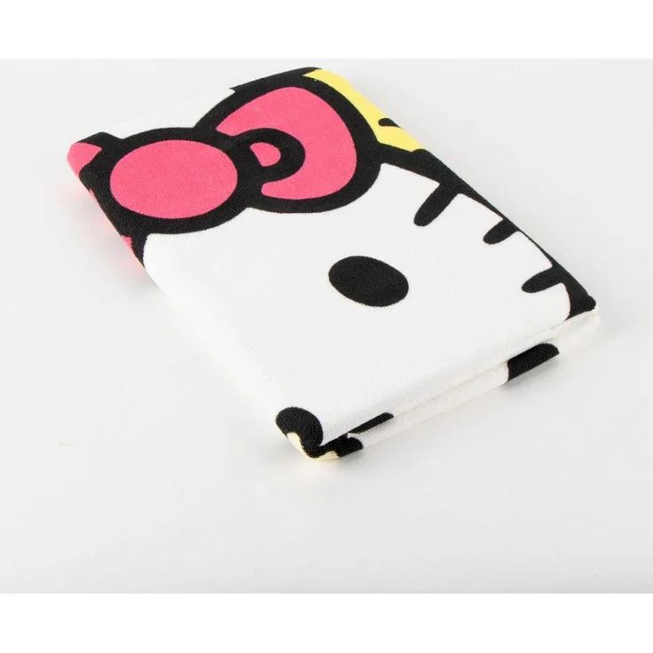 Hello Kitty Kinder Handtuch Polyester für Badezimmer Strand und Sporttasche 35x25 cm – Bild 2
