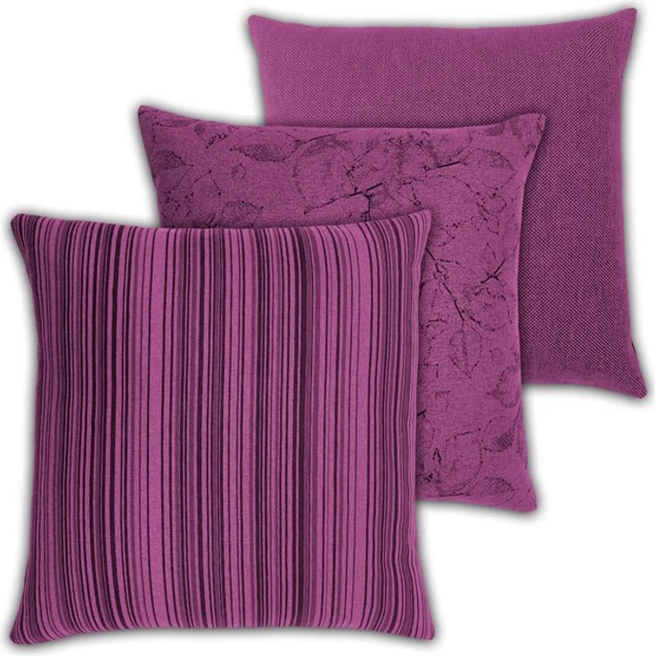 novely® Dekokissen 3er-SET DEKOKISSEN MALCHIN Kuschelweiche Sofakissen - Kissenbezug in 4, Kuschelweich, Robust, Pflegeleicht – Bild 4