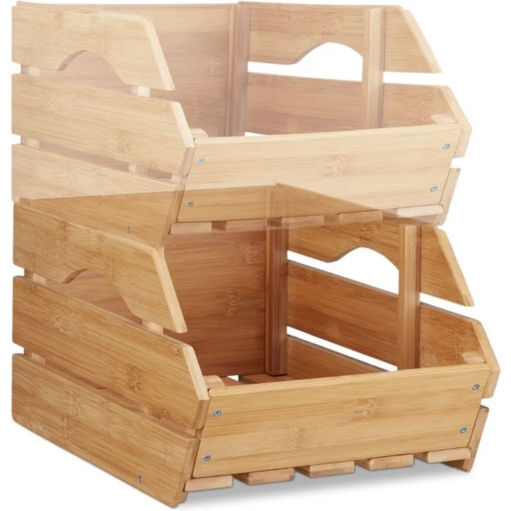 Universal Stapelkiste aus Bambus 10022220 – Bild 6