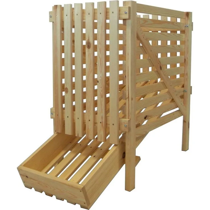 promadino Holzkiste Kartoffelkiste, BxTxH: 44x96x81 cm, für 50 kg Kartoffeln