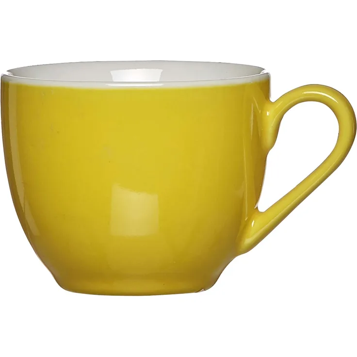 Ritzenhoff & Breker Doppio Espresso Obere, Obertasse, Ober Tasse, Geschirr, Porzellan, Sonnengelb, 6 cm, 565119