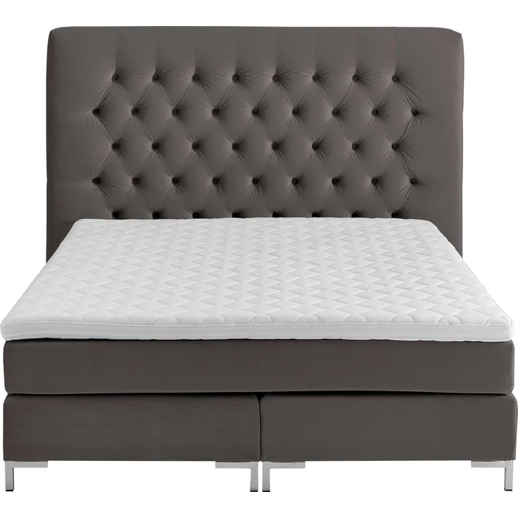 ATLANTIC home collection Boxspringbett Ronja, mit Topper und extra hohem Kopfteil – Bild 3
