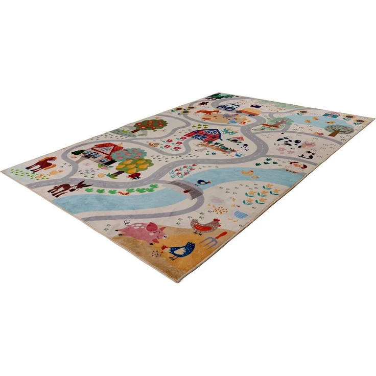 Obsession Kinderteppich Magic Kids ML 108, rechteckig, Höhe: 8 mm, Spielteppich, Motiv Straße, waschbar, Kinderzimmer – Bild 2