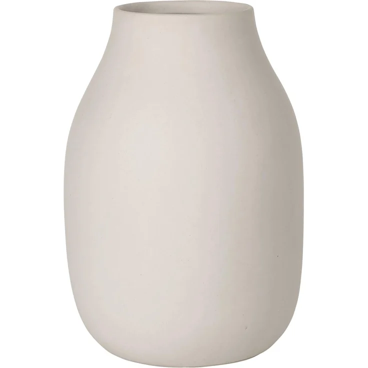 blomus Dekovase Colora Blumen Porzellan Moonbeam 20 cm 65705