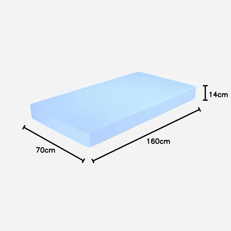 miasuite i sogni italiani Matratze 70x160 Höhe 14 cm - Aloe Vera, Unverformbar, Medizinprodukt | Plus – Bild 2
