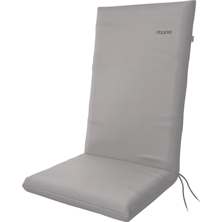 Hochlehner-Auflage Nature , Grau , 48 x 119 x 6 cm