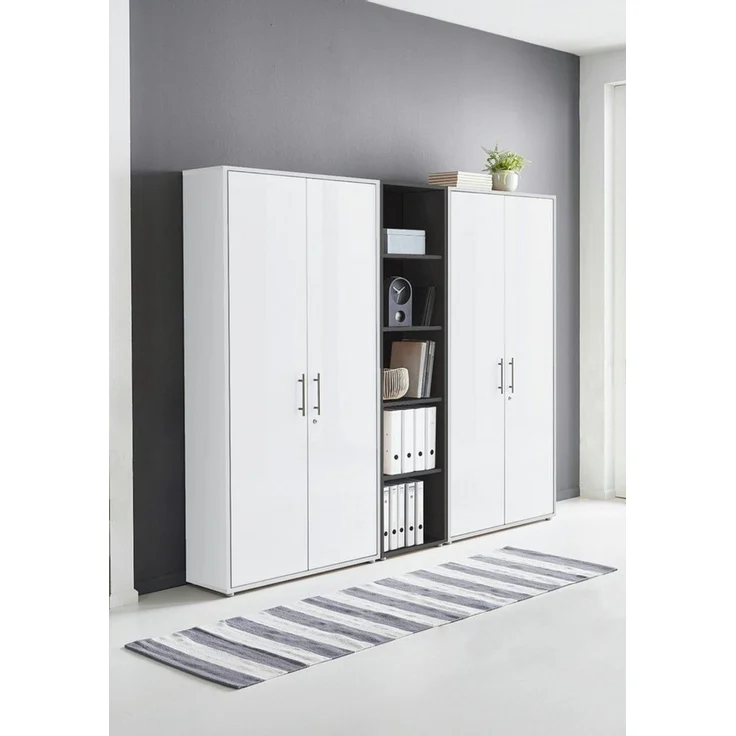 moebel-dich-auf Aktenschrank TABOR 10 (Büroschrank Mehrzweckschrank ideal für DIN A4 Ordner, abschließbar, Metallgriffe) Made in Germany – Bild 2