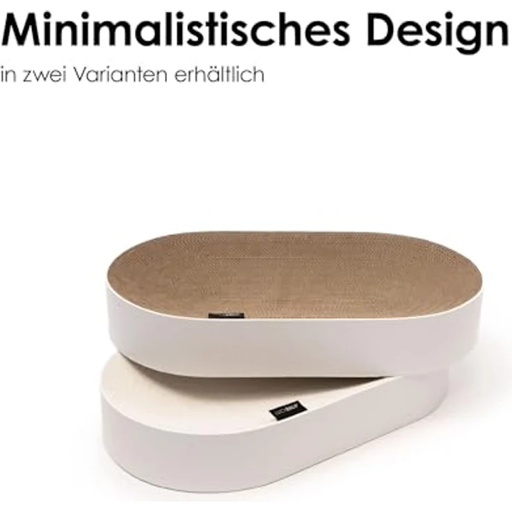LucyBalu Kratzbrett SCRATCHBED Katzen Kartonbett, XXL Katzenbett aus Wellpappe rund, Kratzmöbel Katze, großes Kratzbrett, Katzen Kratzspielzeug – Bild 6