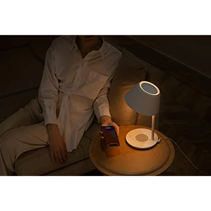 Yeelight YLCT03YL Staria Nachttischlampe Pro, LED Tischleuchte mit warmweißem bis kaltweißem Licht (2700-6500 K), weiß, 20 W – Bild 8