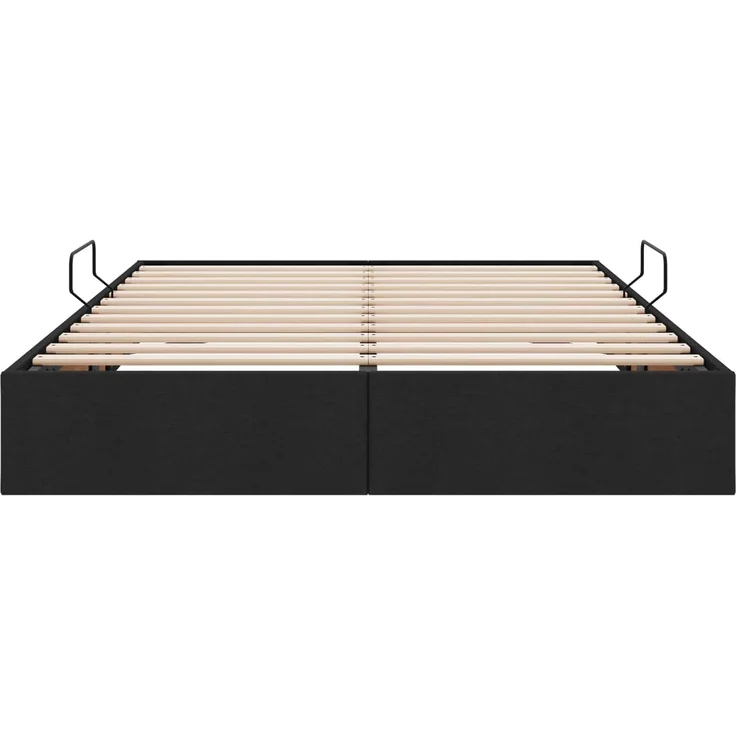 vidaXL Ottoman Bettgestell mit Speicher Schwarz 140 x 200 cm Stoff 3442828 – Bild 7