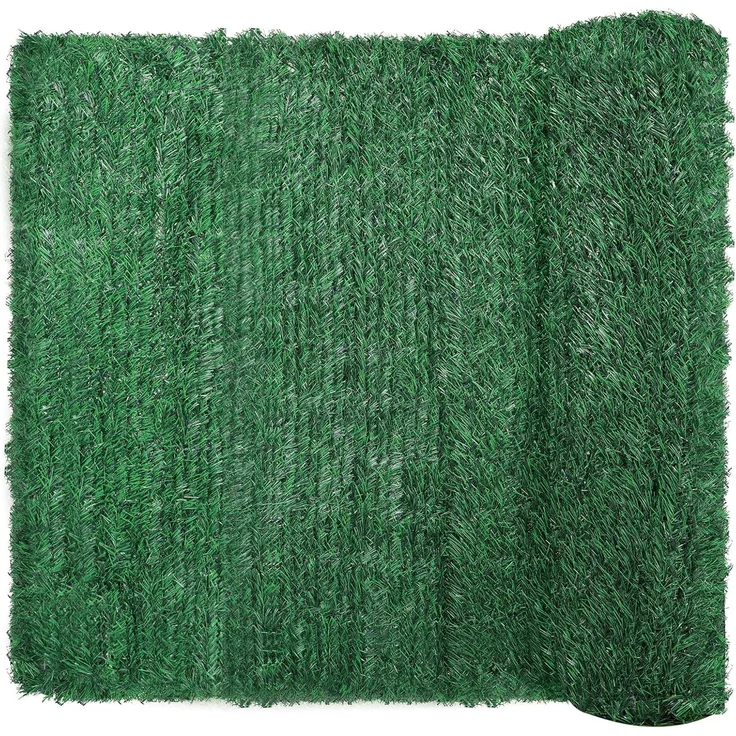 Coradoma Künstliche Hecke Sichtschutz 100x300cm | Ideale Sichtschutzmatte für Balkon, Garten und Terrasse | natürlicher Zaun Sichtschutz Balkonsichtschutz Lärmschutz Windschutz