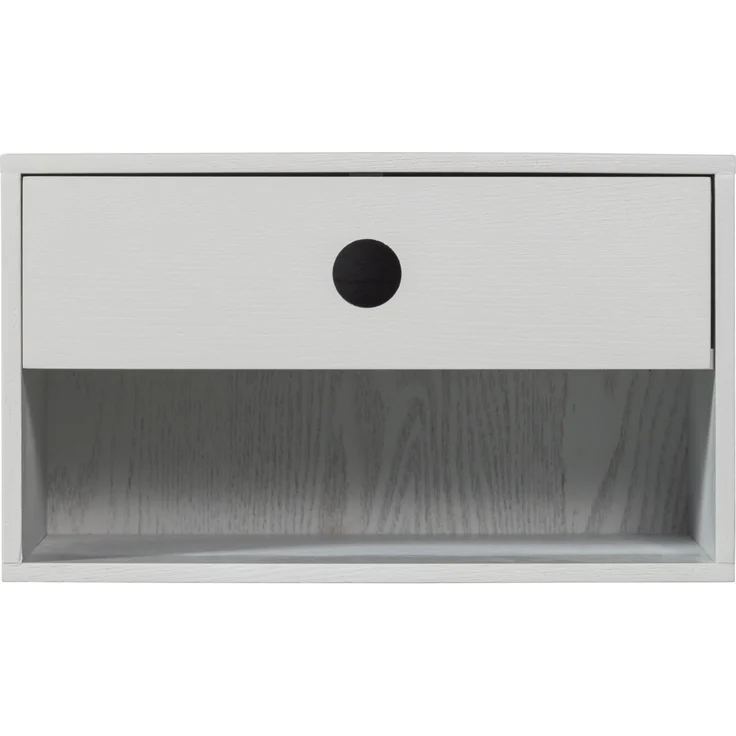 Nachttisch Nancy Hängend, Grau, 34 x 30 x 20 cm – Bild 5