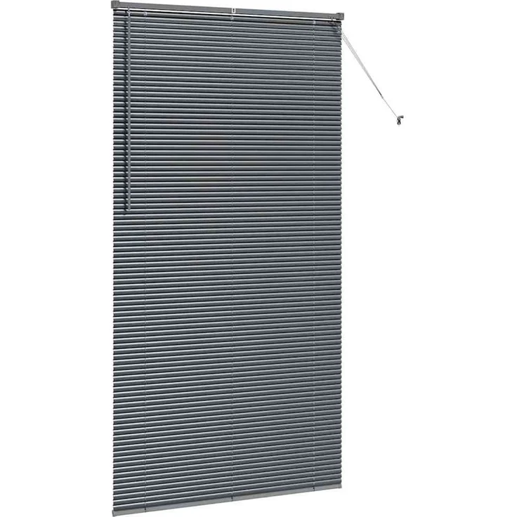 vidaXL Venezianische Jalousie Dunkelgrau 220 x 110 cm 25 mm Aluminium 42006099 – Bild 5