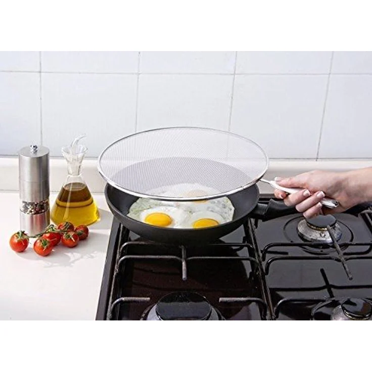 METALTEX 206126080 Fritto Spritzschutz 26 cm, verzinnt – Bild 2