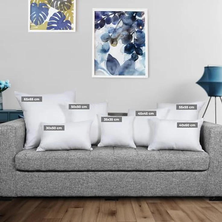 Utopia Bedding 2er Set Kissenfüllung 30x50 cm, Innenkissen Füllkissen Kopfkissen Sofakissen (Weiß) – Bild 4