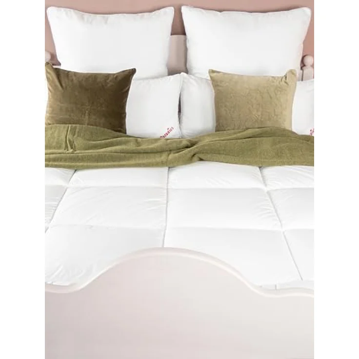 Paradies Kunstfaserbettdecke Avera Bio, Füllung: 80% Polyester, 20% Lyocell, Bezug: 100% Baumwolle kbA, atmungsaktive, wärmende Lyocell Winterdecke – Bild 4