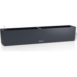 Lechuza Balconera Balkonkasten Color, max. Außenlänge 100 cm, mit bewährtem Bewässerungssystem, schiefergrau