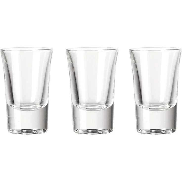 montana: :pure Stamper, 3er Set, Shotglas, Schnapsglas, Pinnchen, Glas, 35 ml, 042377