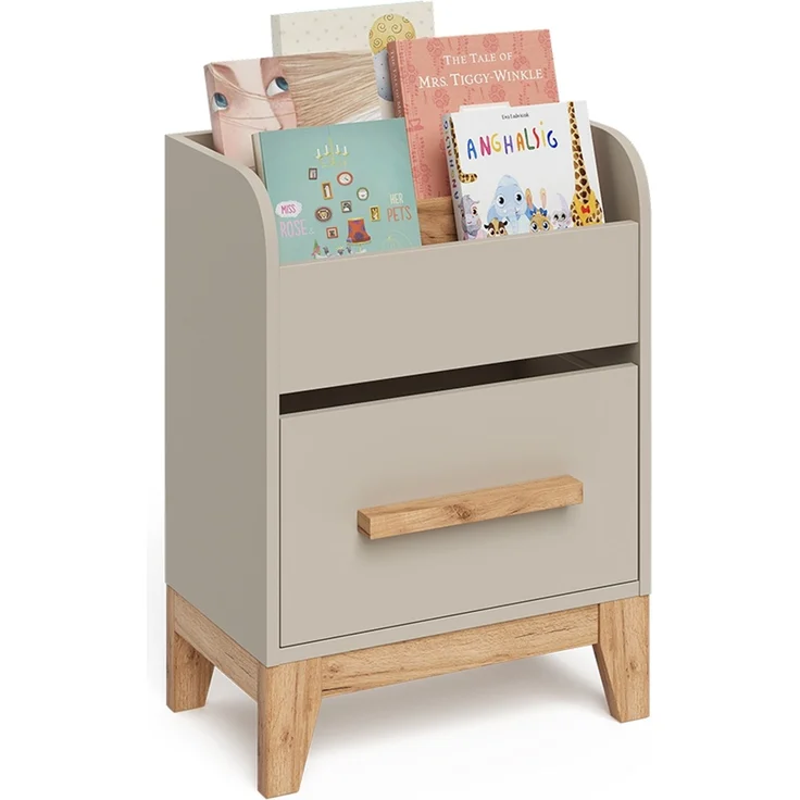 Bücherregal Malia Cashmere 55x70 cm mit Schublade Vitalispa – Bild 5