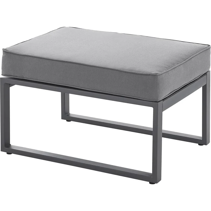 SVITA Gartenlounge-Set MAUI, (4-tlg), Outdoor-Möbelset mit Dach, Stahlgestell, Grau – Bild 9