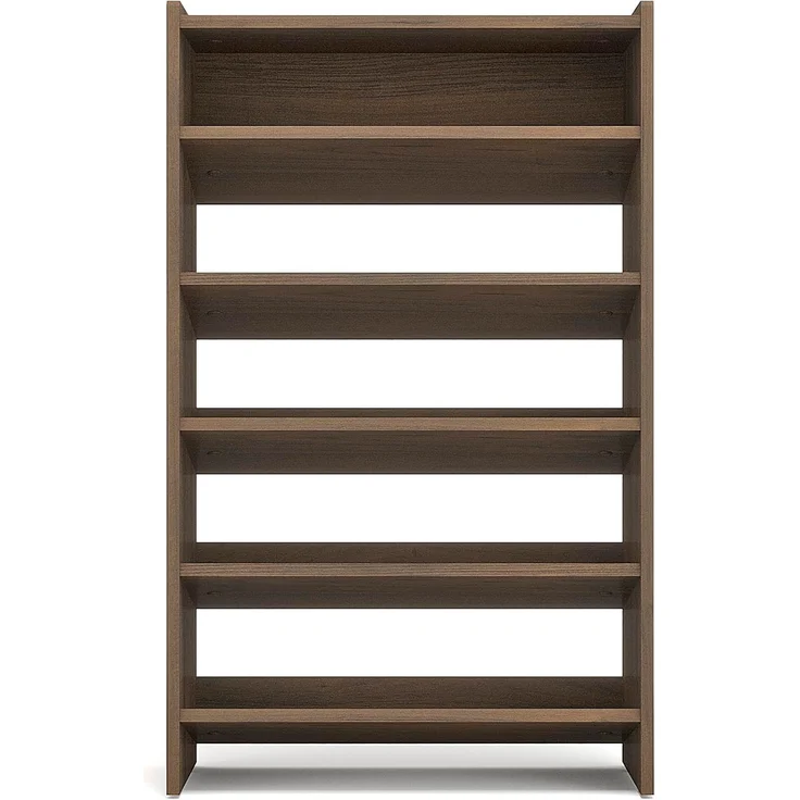 KOMTO Schuhregal Elexis 5 Schmal - Schuhablage Flur mit 5 Ebenen Offener Schuhschrank, Schuhschrank Schuh Organizer Platzsparend, 60 x 25 x 98 cm – Bild 4