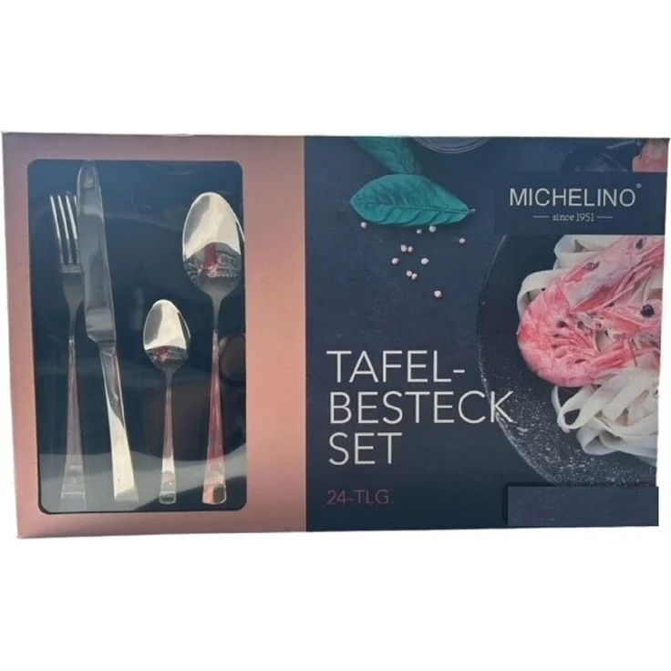 Elegantes 24-teiliges Besteck-Set Tallinn 18/10 Edelstahl – Perfekt für festliche und alltägliche Tische – Bild 2