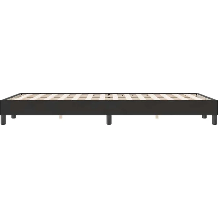 vidaXL Boxspringbett ohne Matratze Schwarz 120x220 cm Samt 3315869 – Bild 6