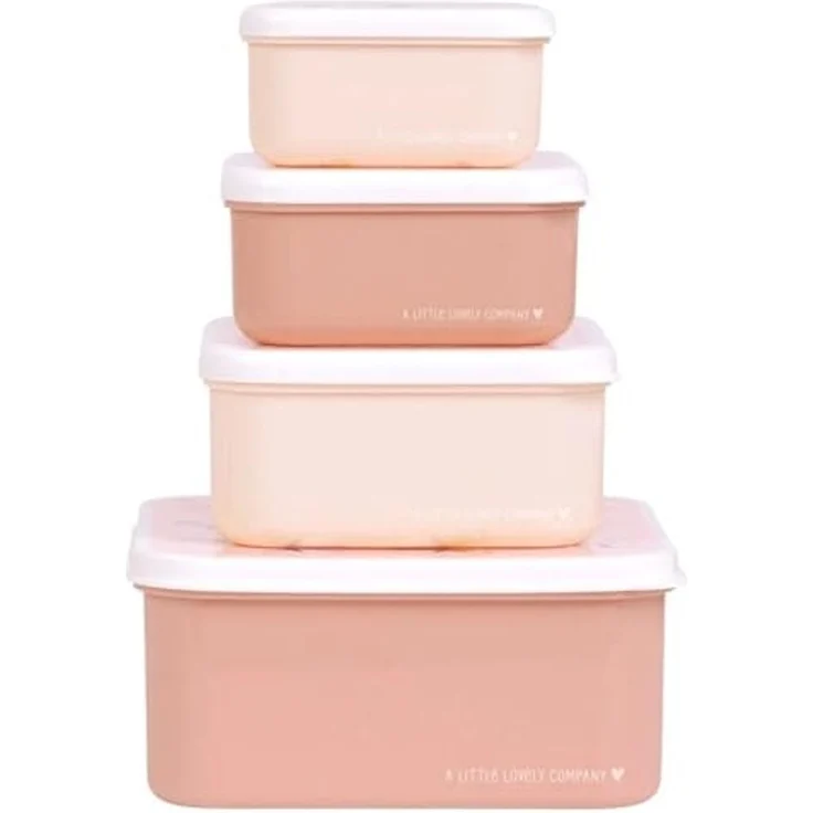 A Little Lovely Company Lunchbox Snackbox Set, Polypropylen, (4-tlg) – Bild 5