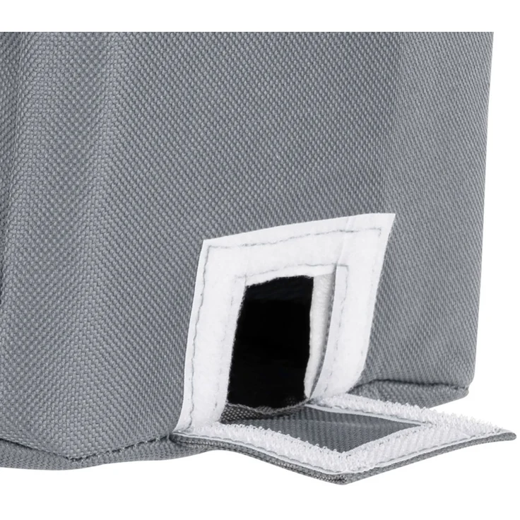 Thermotasche für Lunchbox | Tragbare Picknicktasche | Grau | 16x23x16cm – Bild 7