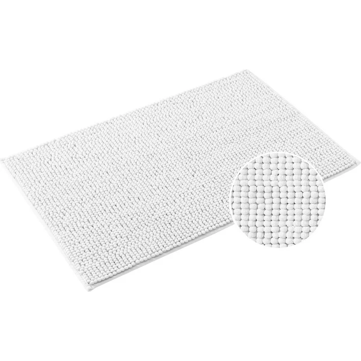 OTTO home Badematte Vanessa Chenille, Standard & Premium, 15mm oder 20mm, auch als 2er Set, rutschhemmend beschichtet, schnell trocknend, strapazierfähig, fußbodenheizungsgeeignet, Polyester, rechteckig, Uni Farben, besonders weich, flauschig, Badvorleger – Bild 2