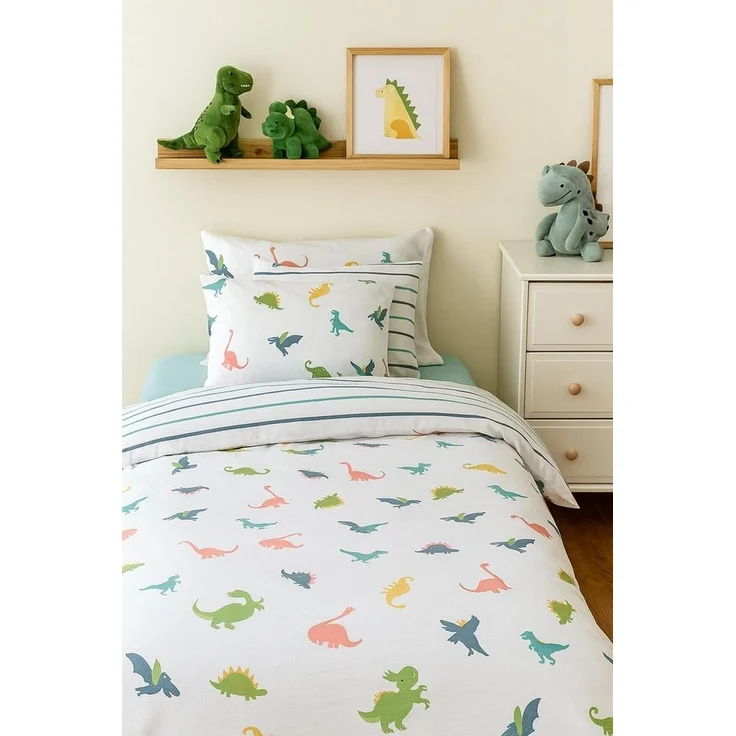 soma Babybettwäsche Perkal Baby Wende Bettwäsche 100x135 Alpaka Lama Regenbogen weiß bunt, Perkal, 2 teilig, Babybettwäsche +Spannbettlaken Baumwolle winter weihnachtsbettwäsche – Bild 2