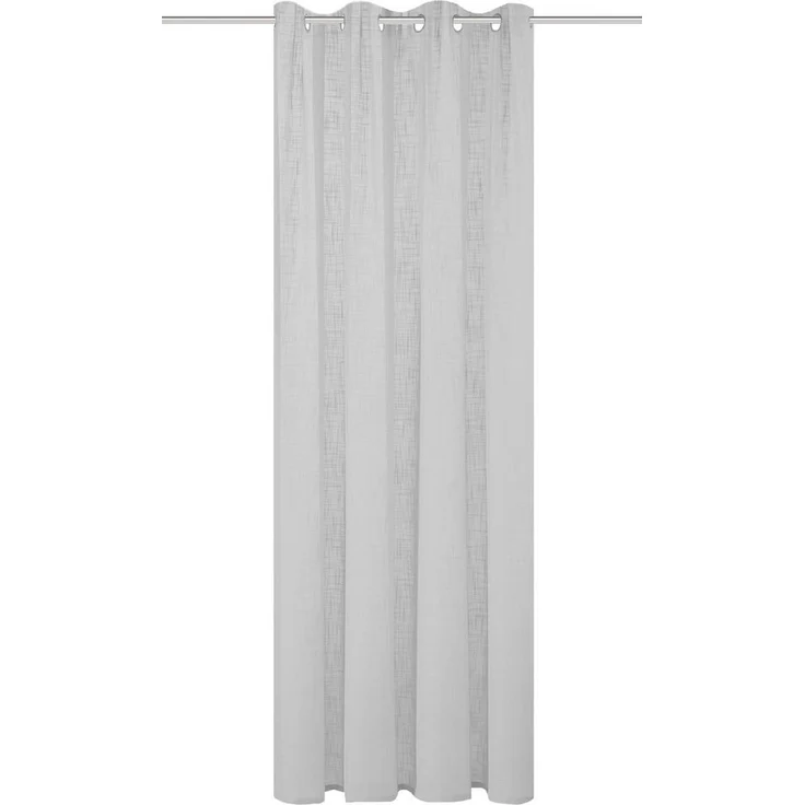 Home Basics Vorhang SOFTY (1 St), Ösen, halbtransparent, Ösenschal SOFTY Uni – Bild 2