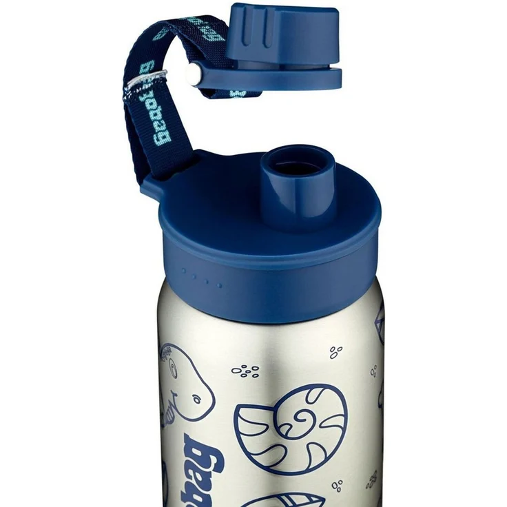 Ergobag Trinkflasche Edelstahl blau – Bild 3
