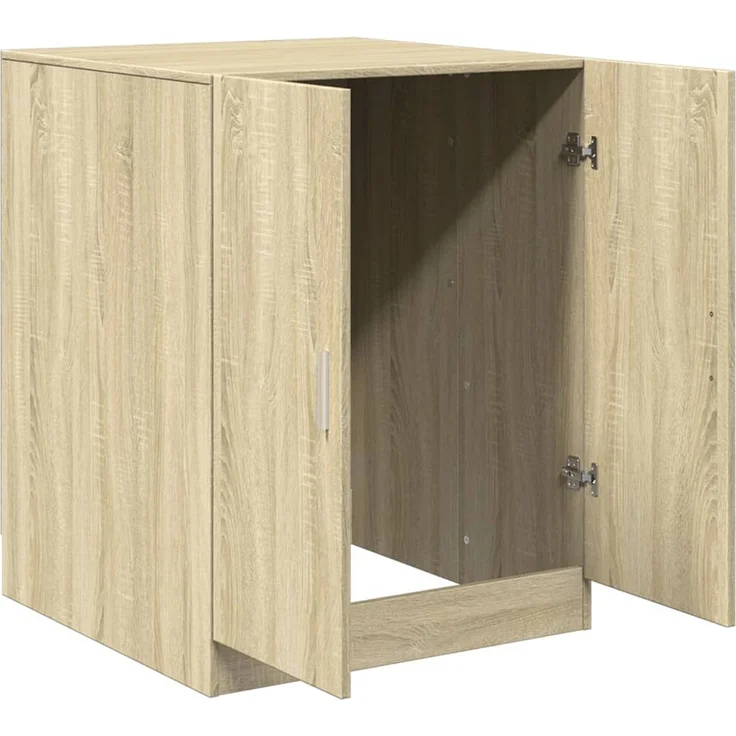 vidaXL Waschmaschinenschrank, Holz, 91,5 x 70,5 x 71,5 cm, Sonoma Eiche – Bild 5