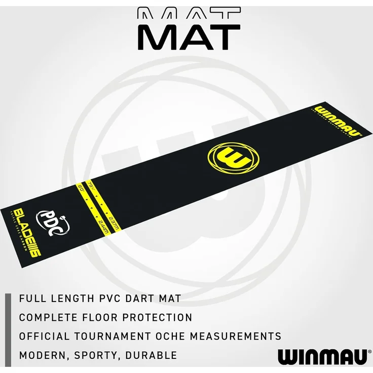 Winmau Dartmatte Dartmatte Pro Zone Essential 8214, Mat Dartteppiche Matte für Dartscheiben Boards – Bild 3