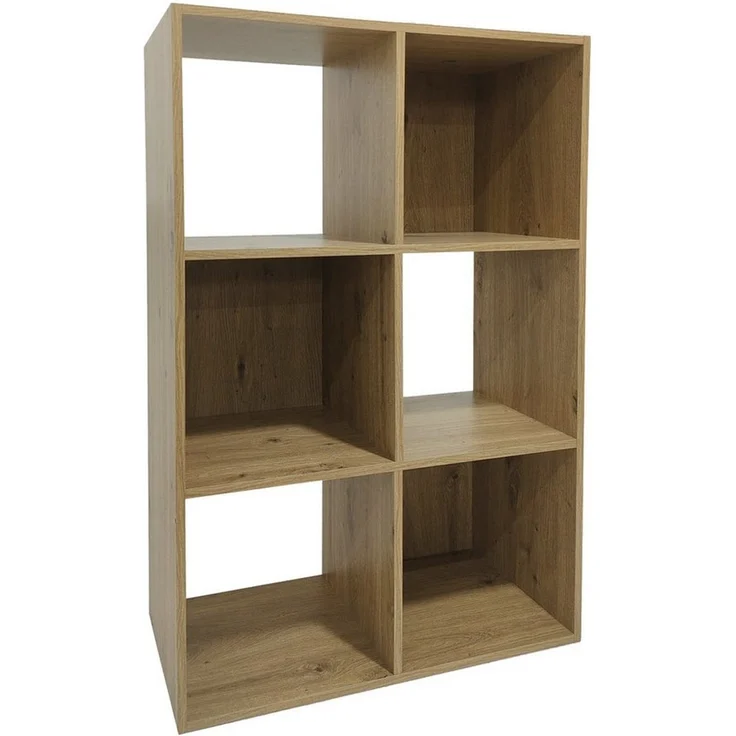 HTI-Line Bücherregal Regal Thekla 6090, Stück, Standregal Bücherregal Raumteiler 6 Regalfächer – Bild 1